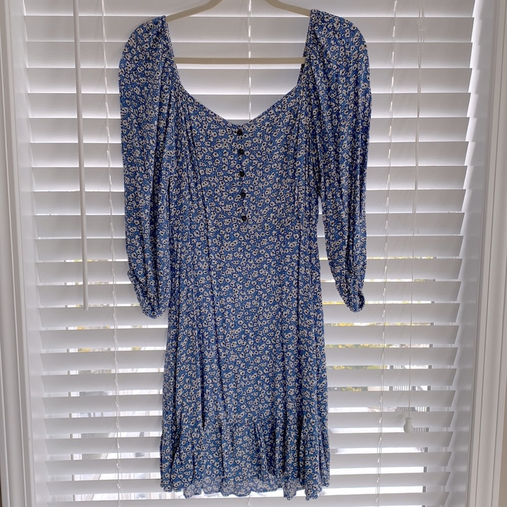 Blue flower dress